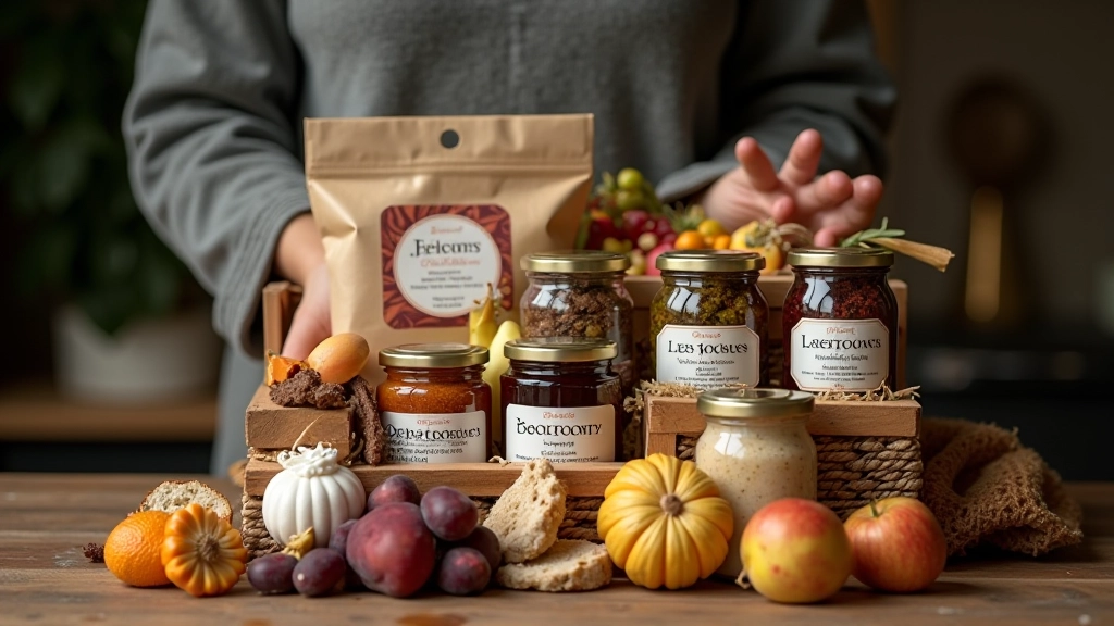 Custom-designed hamper with personalised selection of artisan products