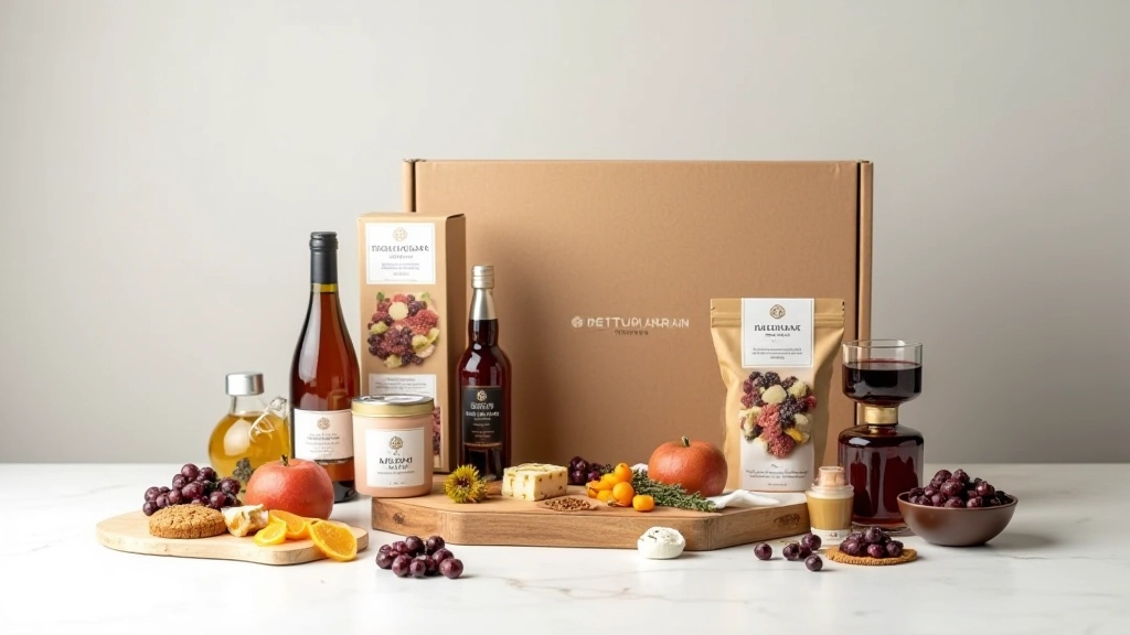Corporate hamper gift box with branding